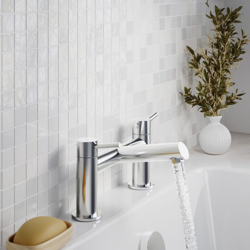 Nuie Navala Chrome Bath Filler