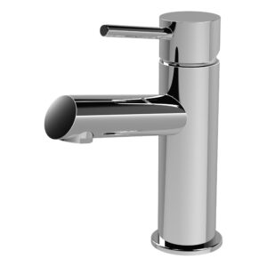 Nuie Navala Chrome Mono Basin Mixer with Push Button Waste