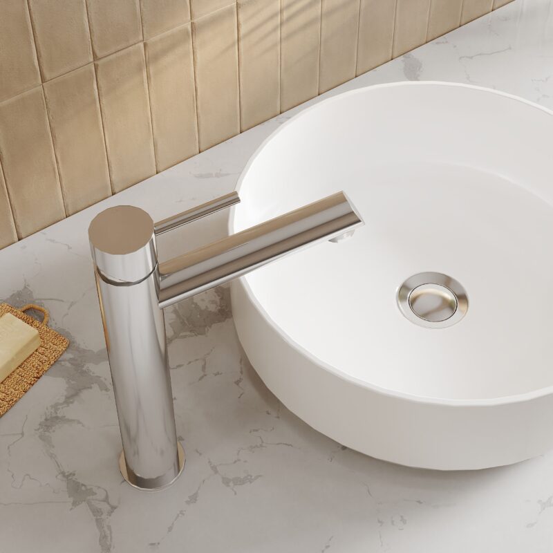 Nuie Navala High Rise Chrome Mono Basin Mixer