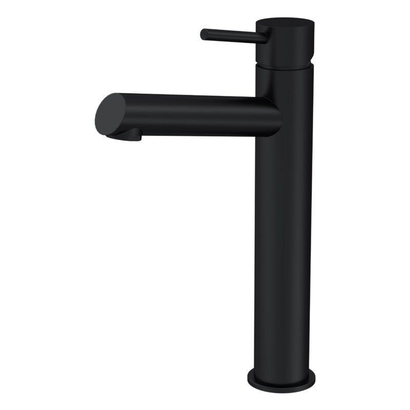Nuie Navala Matt Black High Rise Mono Basin Mixer Nuie Navala Matt Black High Rise Mono Basin Mixer