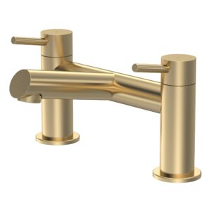 Nuie Navala Brushed Brass Bath Filler