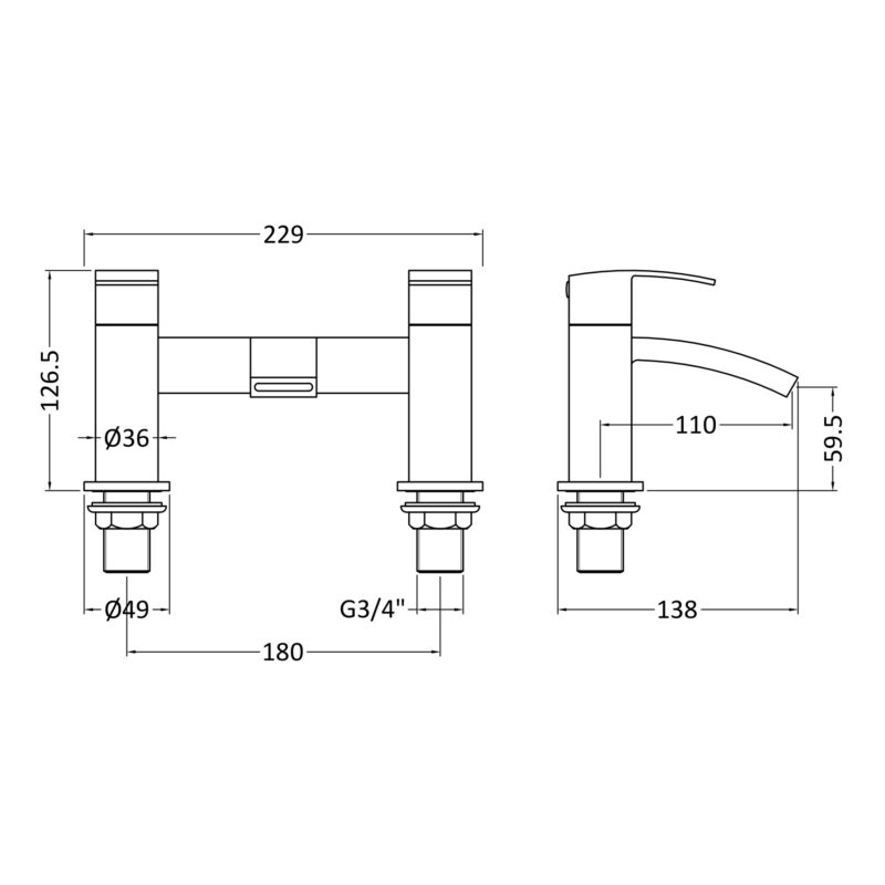 Nuie Vibe Bath Filler