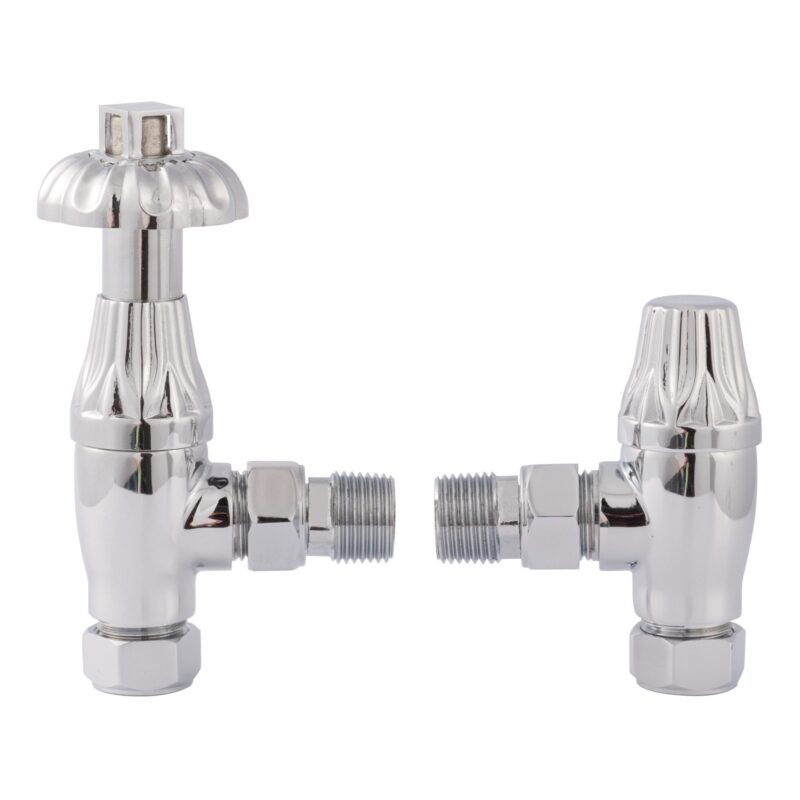 Nuie Traditional Chrome Thermostatic Radiator Valve Pack Nuie Traditional Chrome Thermostatic Radiator Valve Pack