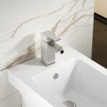 Nuie Sanford Chrome Bidet Mixer & Pop Up Waste