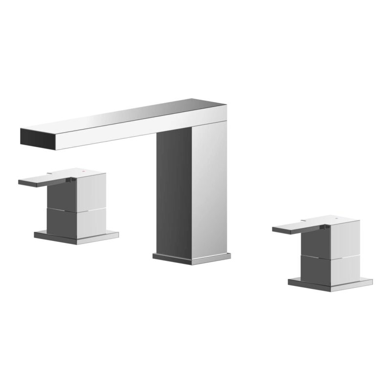 Nuie Sanford Chrome 3 Hole Deck Bath Filler Nuie Sanford Chrome 3 Hole Deck Bath Filler