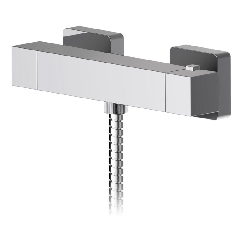 Nuie Sanford Chrome Thermostatic Bar Shower Valve Nuie Sanford Chrome Thermostatic Bar Shower Valve