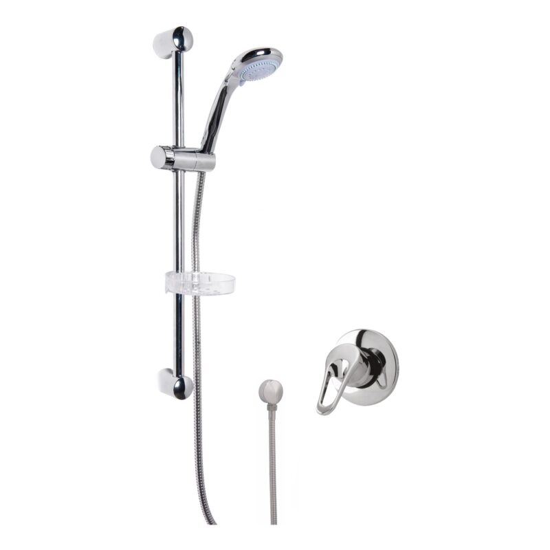 Nuie Chrome Concealed Shower Kit with Valve & Wall Elbow Nuie Chrome Concealed Shower Kit with Valve & Wall Elbow