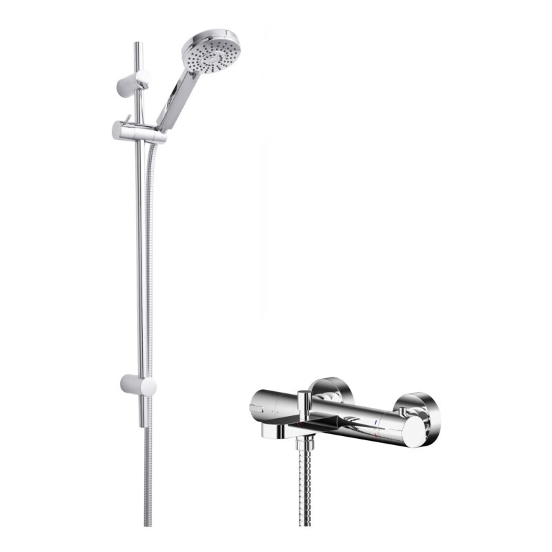 Nuie Binsey Chrome Thermostatic Bath Shower Mixer & Water Saving Kit Nuie Binsey Chrome Thermostatic Bath Shower Mixer & Water Saving Kit