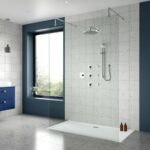 Nuie Arvan Chrome Concealed Shower Set with 3 Body Jets
