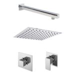 Nuie Windon Chrome Concealed 1 Outlet Thermostatic Shower with Fixed Head