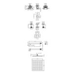 Nuie Windon Chrome Concealed 1 Outlet Thermostatic Shower with Fixed Head