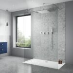 Nuie Windon Chrome Concealed 2 Outlet Shower Set with Stop Taps