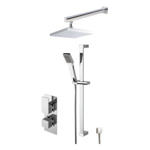 Nuie Windon Twin Thermostatic Concealed Mixer Shower Set