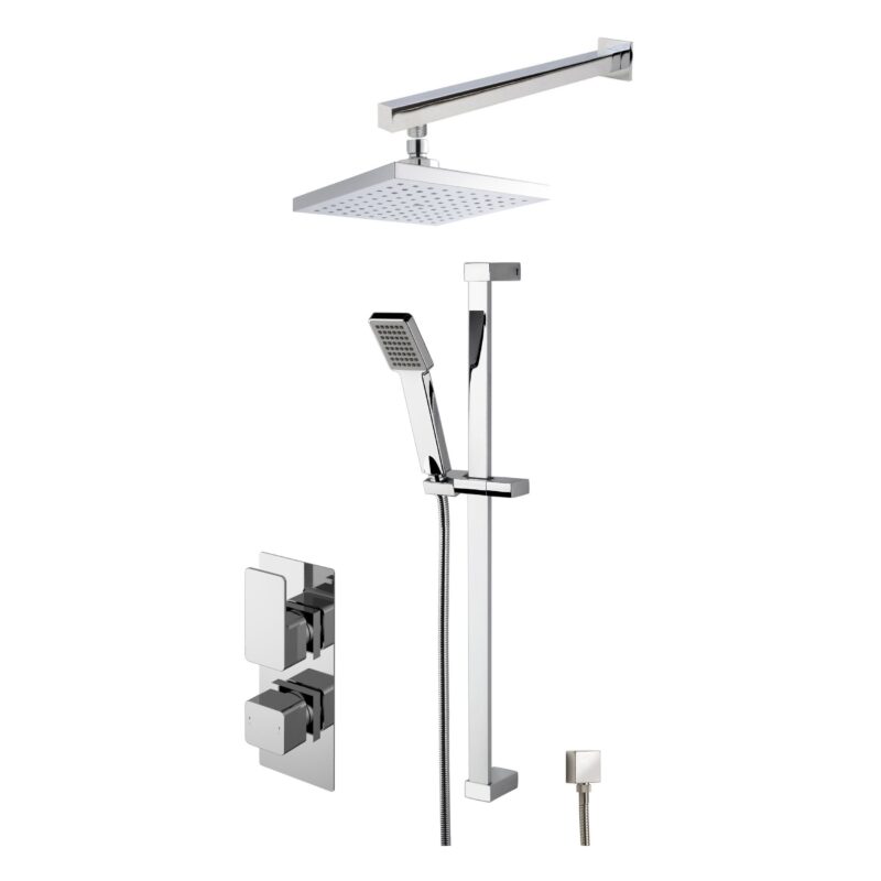 Nuie Windon Twin Thermostatic Concealed Mixer Shower Set Nuie Windon Twin Thermostatic Concealed Mixer Shower Set