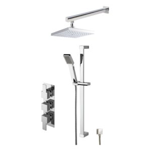 Nuie Sanford Concealed Thermostatic Triple Valve Shower Set