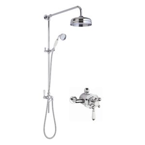 Nuie Traditional Dual Exposed Valve Shower Kit