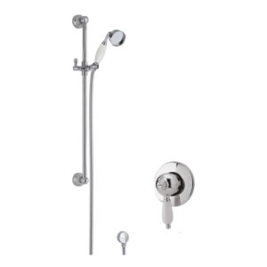 Nuie Edwardian Concealed Shower Valve with Slide Rail Kit