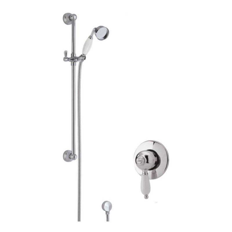 Nuie Edwardian Concealed Shower Valve with Slide Rail Kit Nuie Edwardian Concealed Shower Valve with Slide Rail Kit
