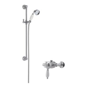 Nuie Edwardian Exposed Shower Valve with Slide Rail Kit