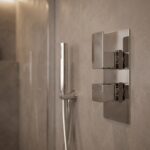 Nuie Windon Chrome Concealed Thermostatic Twin 3-Way Shower Valve