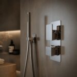 Nuie Windon Chrome Concealed Thermostatic Twin 3-Way Shower Valve