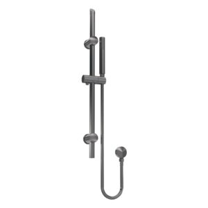 Nuie Aztec Brushed Pewter Slide Rail Shower Kit