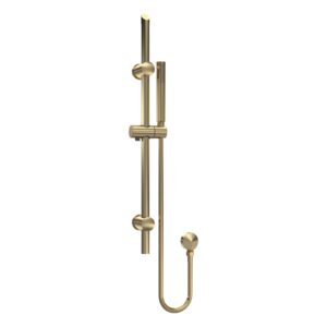 Nuie Aztec Brushed Brass Slide Rail Shower Kit
