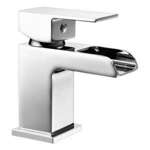 Nuie Moat Mono Basin Mixer with Push Button Waste