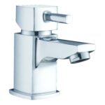 Nuie Munro Mono Basin Mixer with Push Button Waste