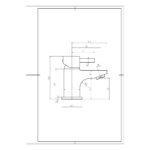Nuie Munro Mono Basin Mixer with Push Button Waste