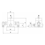 Nuie Chrome Isolation Elbows