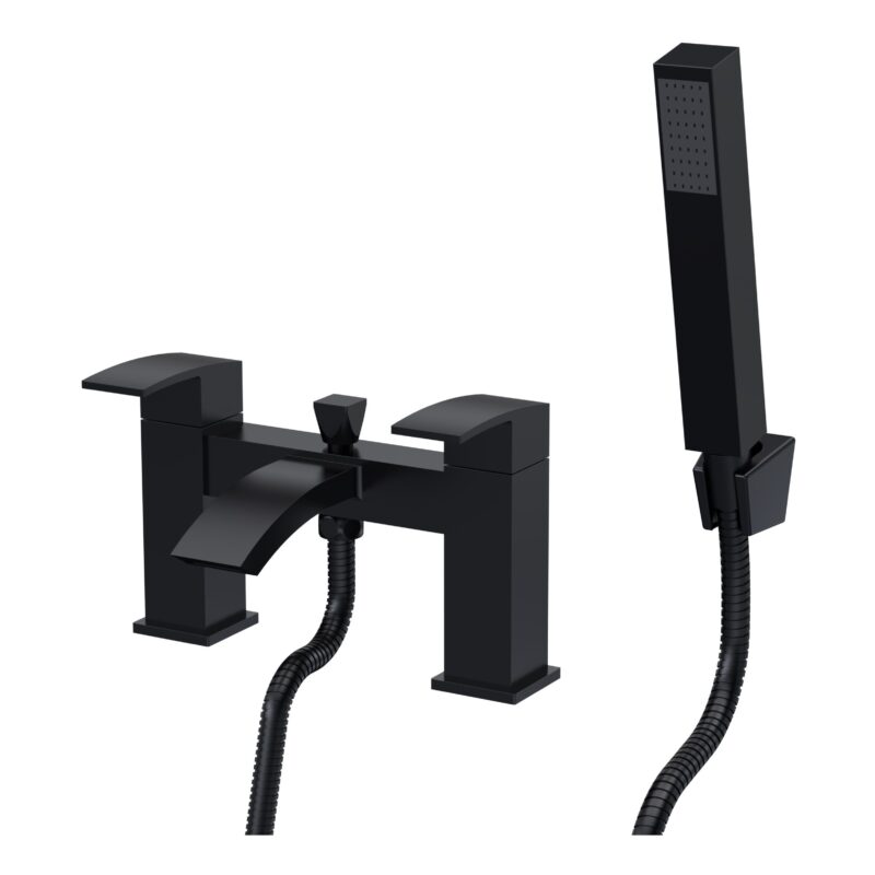 Nuie Vibe Matt Black Bath Shower Mixer Nuie Vibe Matt Black Bath Shower Mixer