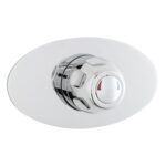 Nuie Chrome Commercial Sequential Thermostatic Shower Valve