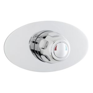 Nuie Chrome Commercial Sequential Thermostatic Shower Valve