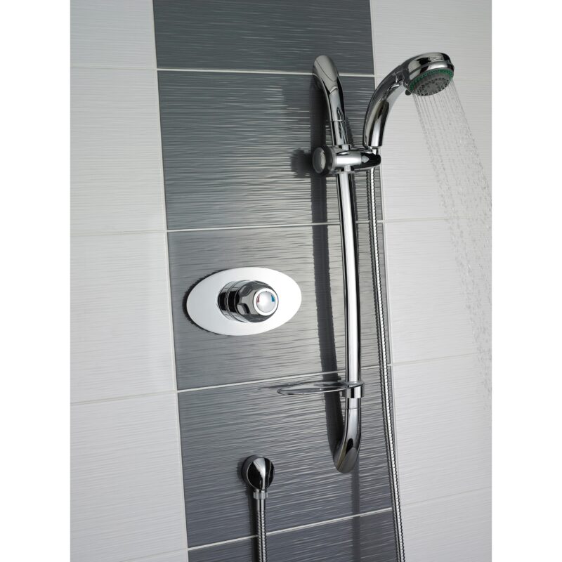 Nuie Chrome Commercial Sequential Thermostatic Shower Valve
