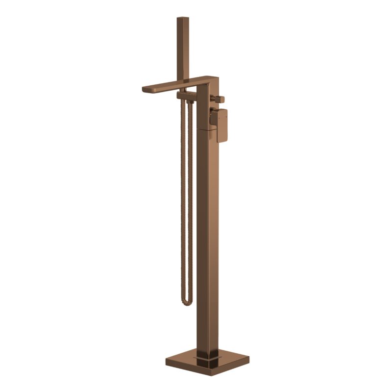 Nuie Windon Brushed Bronze Freestanding Bath Shower Mixer Nuie Windon Brushed Bronze Freestanding Bath Shower Mixer
