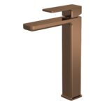 Nuie Windon Brushed Bronze High Rise Mono Basin Mixer