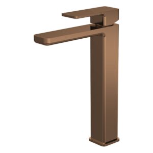 Nuie Windon Brushed Bronze High Rise Mono Basin Mixer
