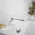 Nuie Windon Chrome Wall Bath Spout