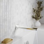 Nuie Windon Chrome Wall Bath Spout