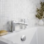 Nuie Windon Chrome Deck Mounted Bath Filler Tap