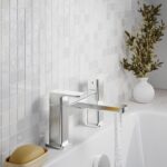 Nuie Windon Chrome Deck Mounted Bath Filler Tap