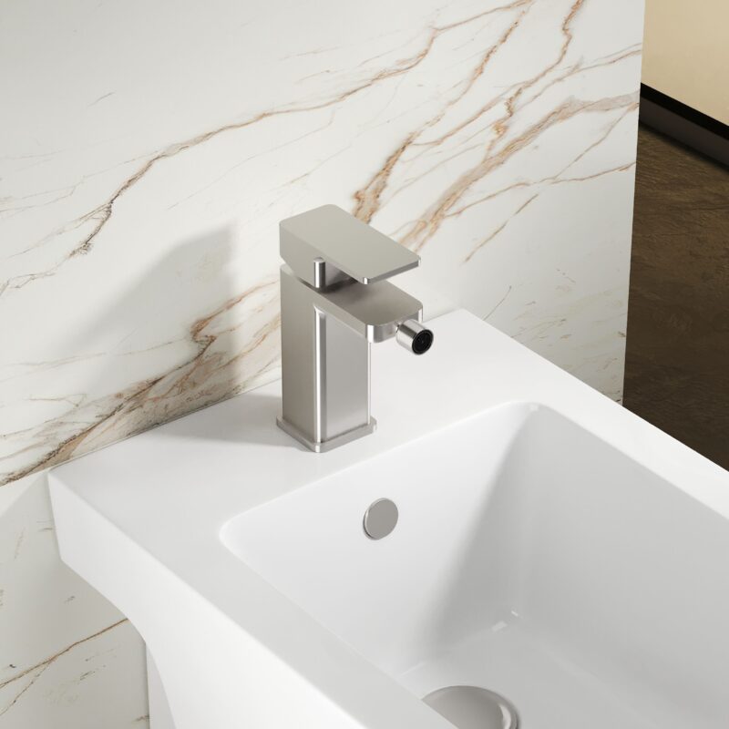Nuie Windon Chrome Mono Bidet Mixer & Pop Up Waste