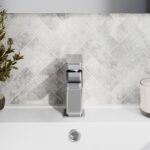 Nuie Windon Mini Basin Mixer Tap with Push Button Waste