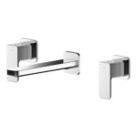 Nuie Windon Chrome 3 Hole Wall Basin Mixer