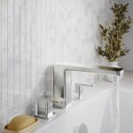 Nuie Windon Chrome 3 Hole Deck Bath Filler