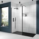 Nuie Windon Matt Black Triple Thermostatic Shower Valve