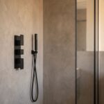 Nuie Windon Matt Black Triple Thermostatic Shower Valve with Diverter