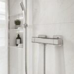 Nuie Windon Chrome Thermostatic Bar Shower Valve