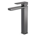 Nuie Windon Brushed Pewter High Rise Mono Basin Mixer